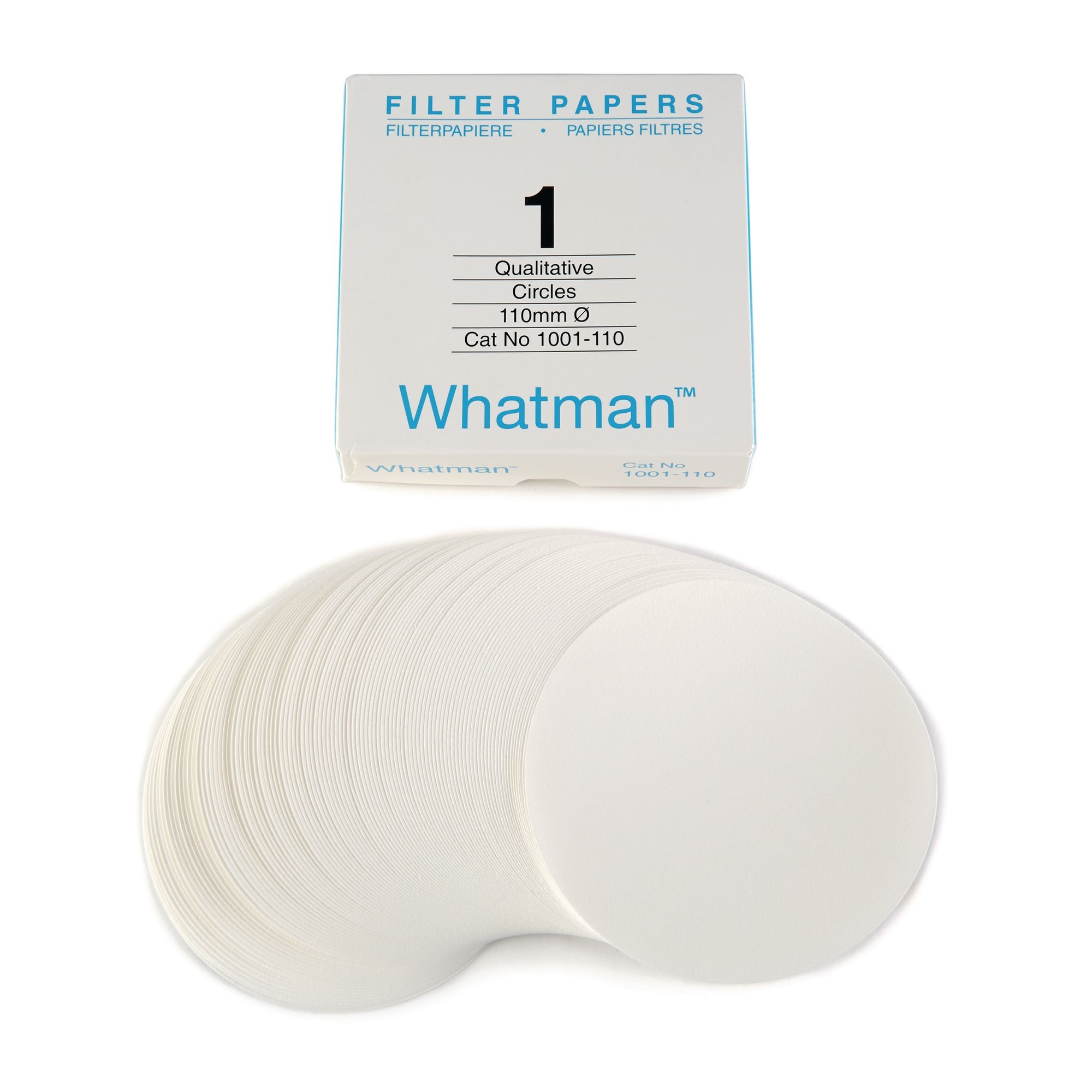 No.1 Grade Filter Papers 125mm - Pack of 100